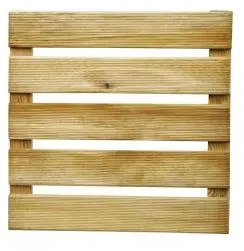 Dalle bois primo cerland l.40 x l.40 cm x ep.24 mm