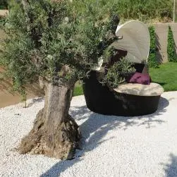 Gravier marbre blanc-rosé 8/16 mm 35 kg