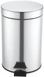 Poubelle de salle de bains 3 l, inox chromé, sensea