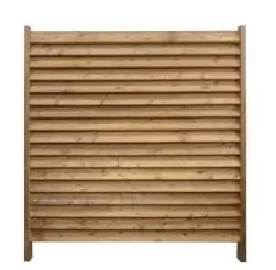 Lame persiennée bois à emboîter, epicea , 176x12x2 cm, marron