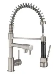 Mitigeur de cuisine avec douchette delinia alain nickel