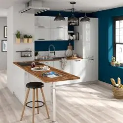 Plan de travail huilé acacia lamellé