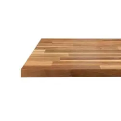 Plan de travail huilé acacia lamellé