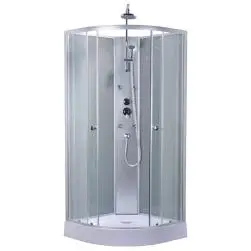 Cabine de douche 1/4 de cercle dado
