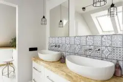 Lot de 6 crédences adhésives wall tiles moroccan style