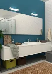 Réglette led  bagno b55, blanc, aric