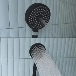 Pommeau de douche 2 jets, sensea neo noir