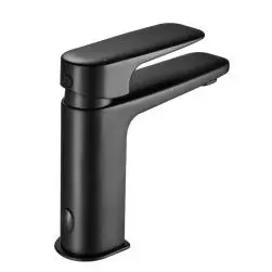 Mitigeur de lavabo noir brossé remix m, sensea