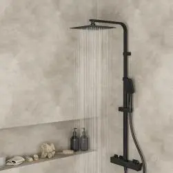 Colonne de douche mécanique sensea studio noir