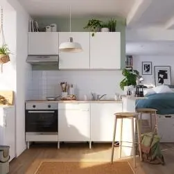 Cuisine équipée eleki blanc,