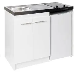 Kitchenette vitrocéramique blanc